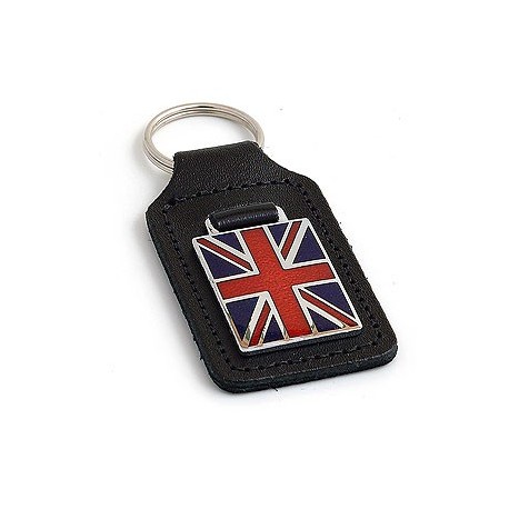 Porte-clés en cuir Union-Jack