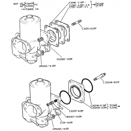 O-ring de câle de montage pour carburateur SU2''