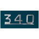 Inscription "340" sur coffre