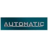Inscription "Automatic" sur coffre