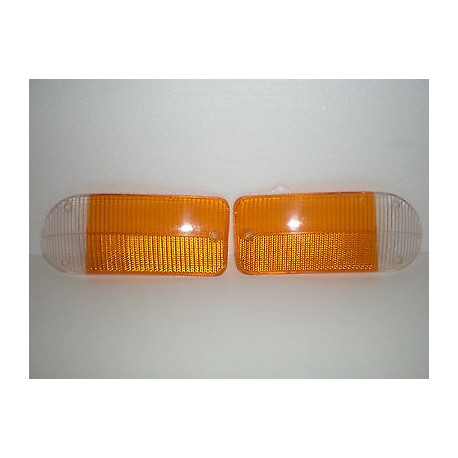 Verre de clignoteur AV/G orange/blanc (XJs1, ES2)
