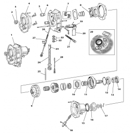 Simmer de sortie overdrive (MK2, S, 420G, XJ6 S1)