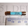 Fusible en verre 20 amp.