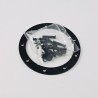 Couronne de fixation avec visserie, noire