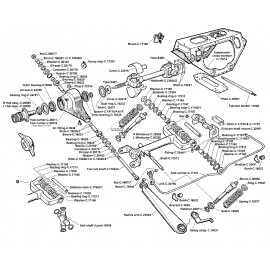 Jeu de révision axe de trapèze inférieur (ext.)