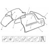 Jeu de joints carrosserie complet (E S1 2+2)