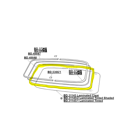 Joint de pare-brise (XJ s2)